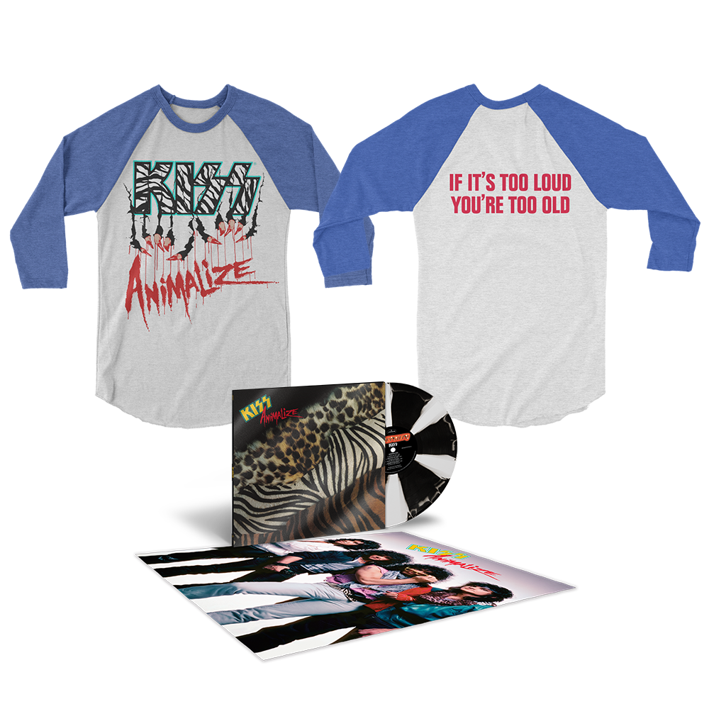 Animalize 40th Anniversary Cornetto Color LP (Limited Edition) + Too Loud Raglan