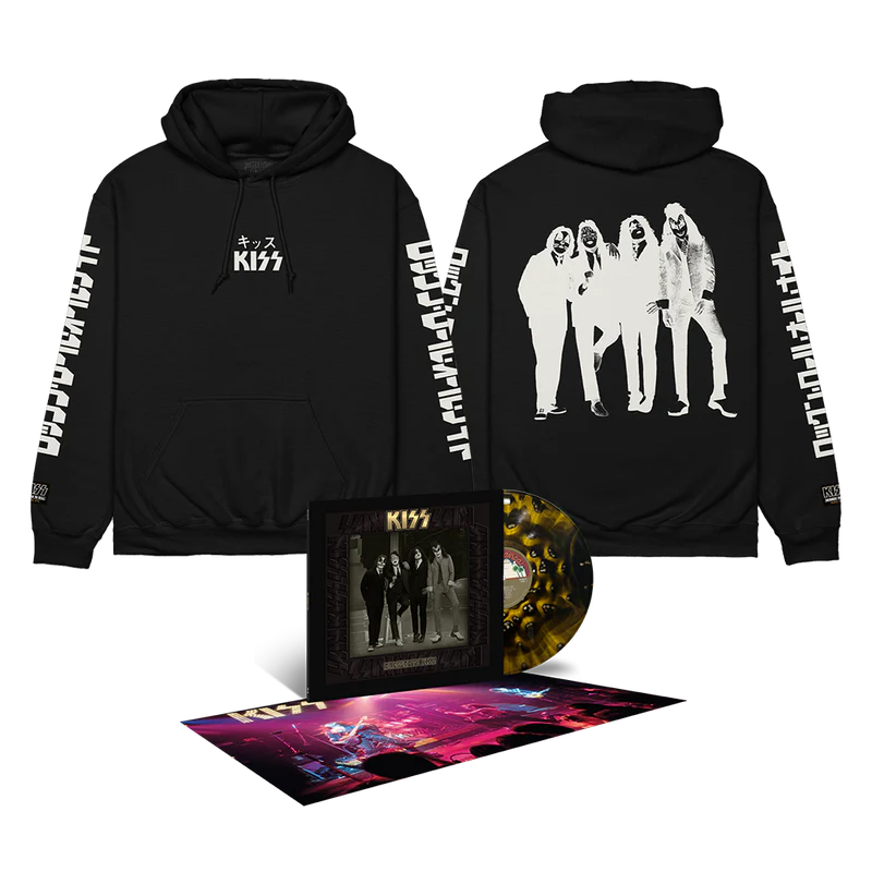 Dressed To Kill 50th Anniversary Premium Colour Vinyl (Limited Edition) + Rock and Roll All Nite Single Sweatshirt
