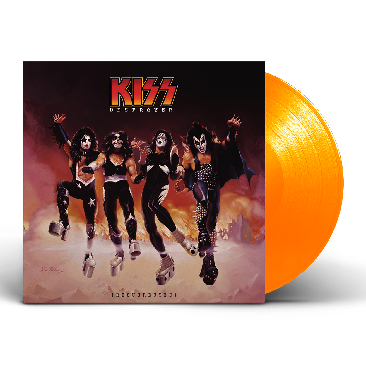 Destroyer: Orange Vinyl LP - KISS UK