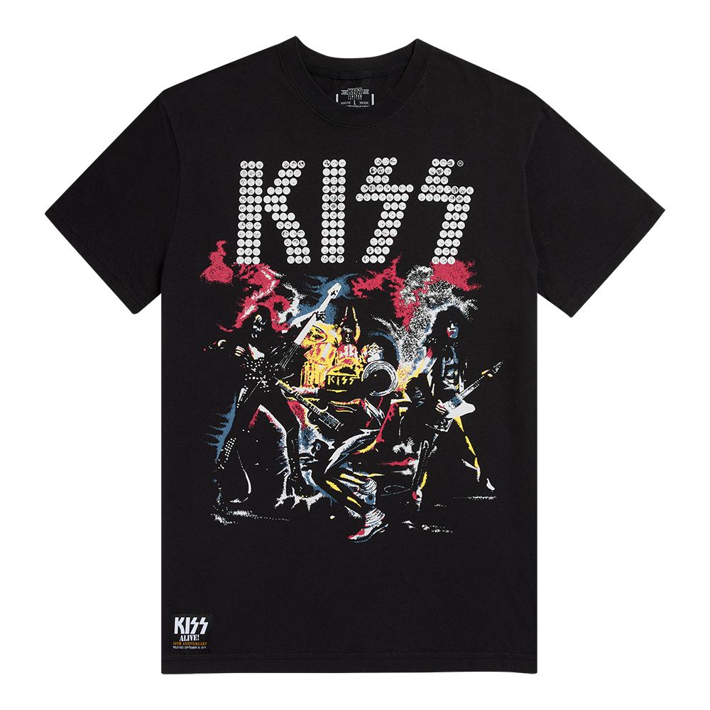 ALIVE! Track List T-Shirt - KISS UK