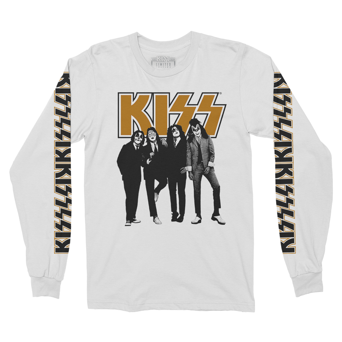 Kiss - Dressed To Kill 50th Anniversary Long Sleeve T-Shirt