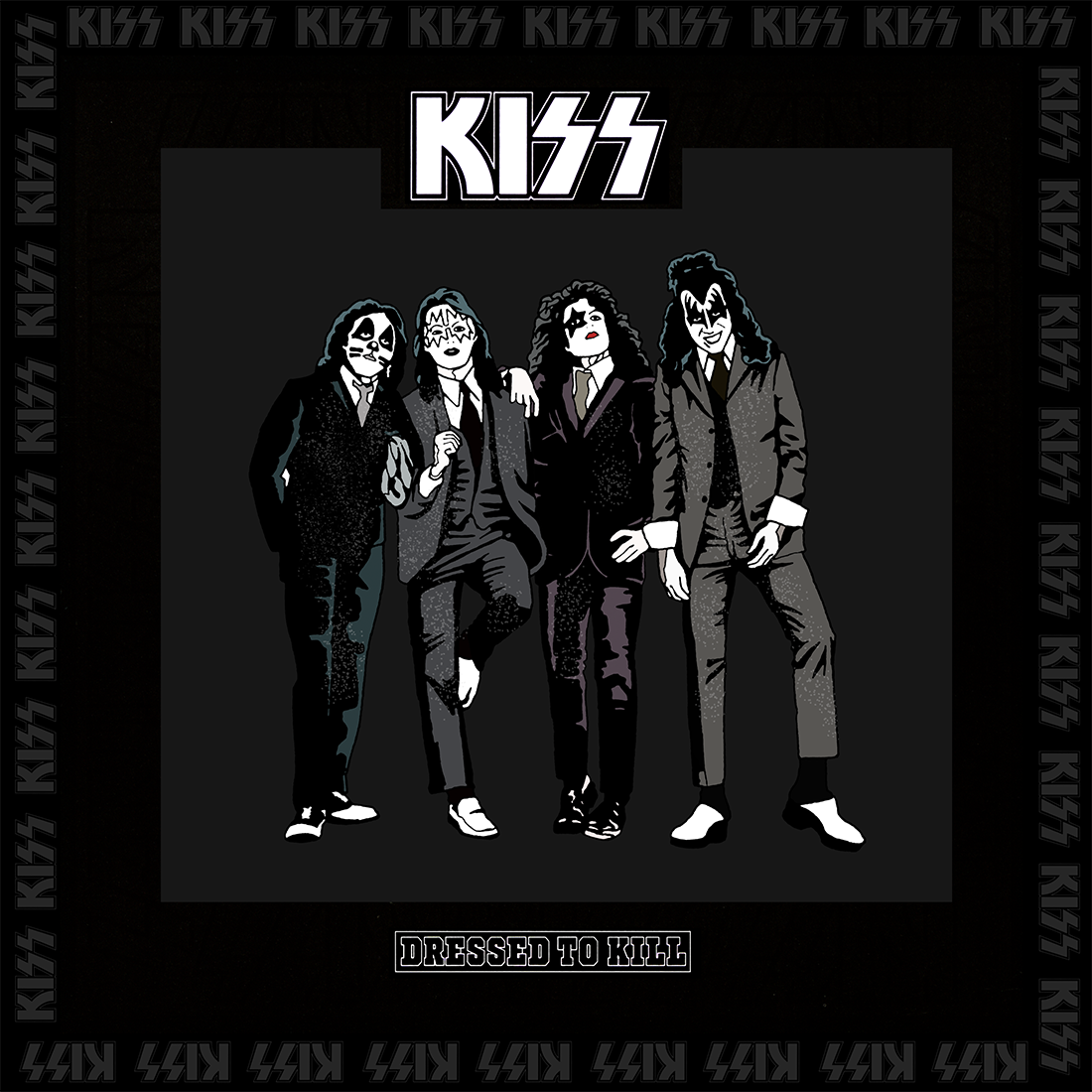 Dressed To Kill Pin Set - KISS UK Dressed To Kill Pin Set - KISS UK