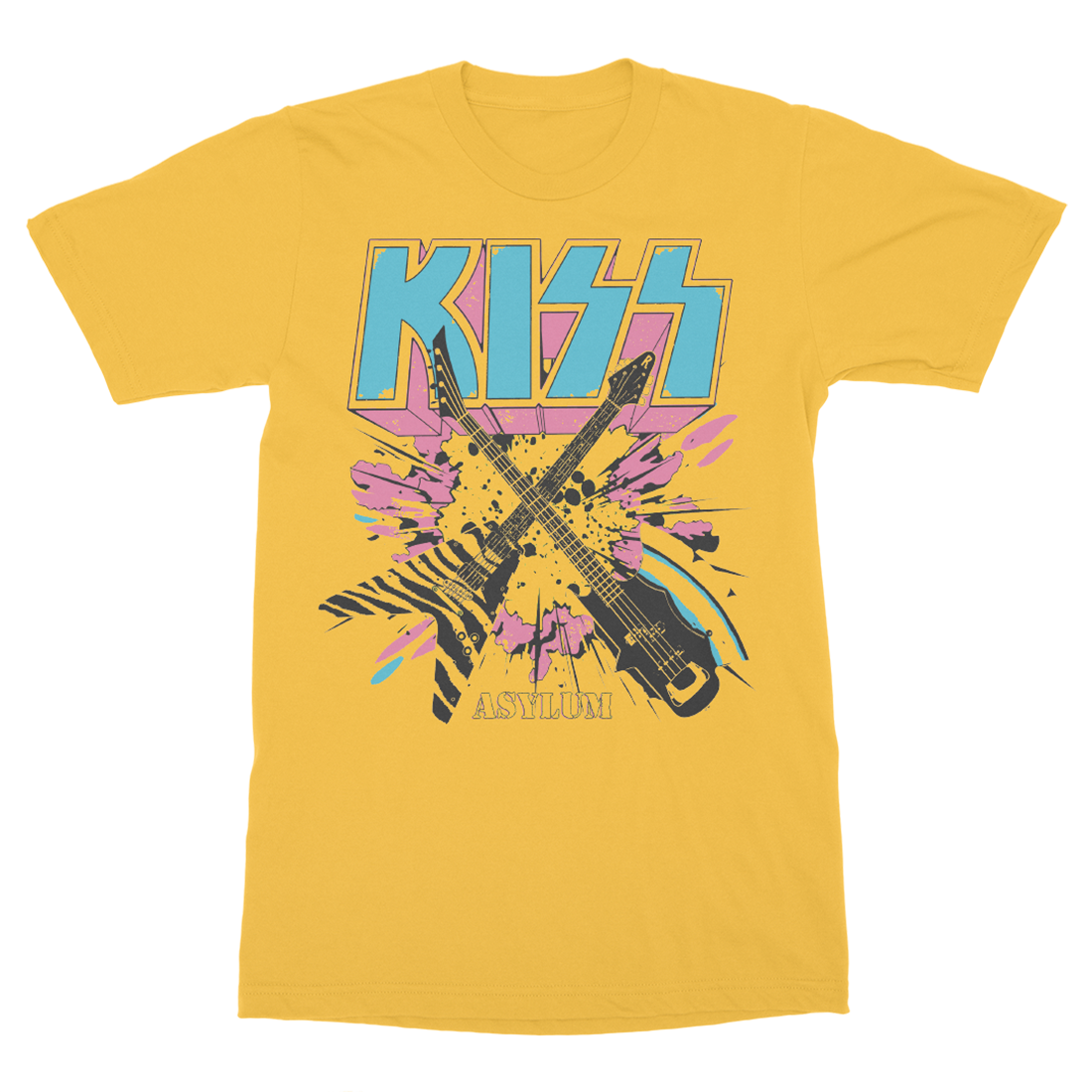 Kiss - Asylum Guitars T-Shirt