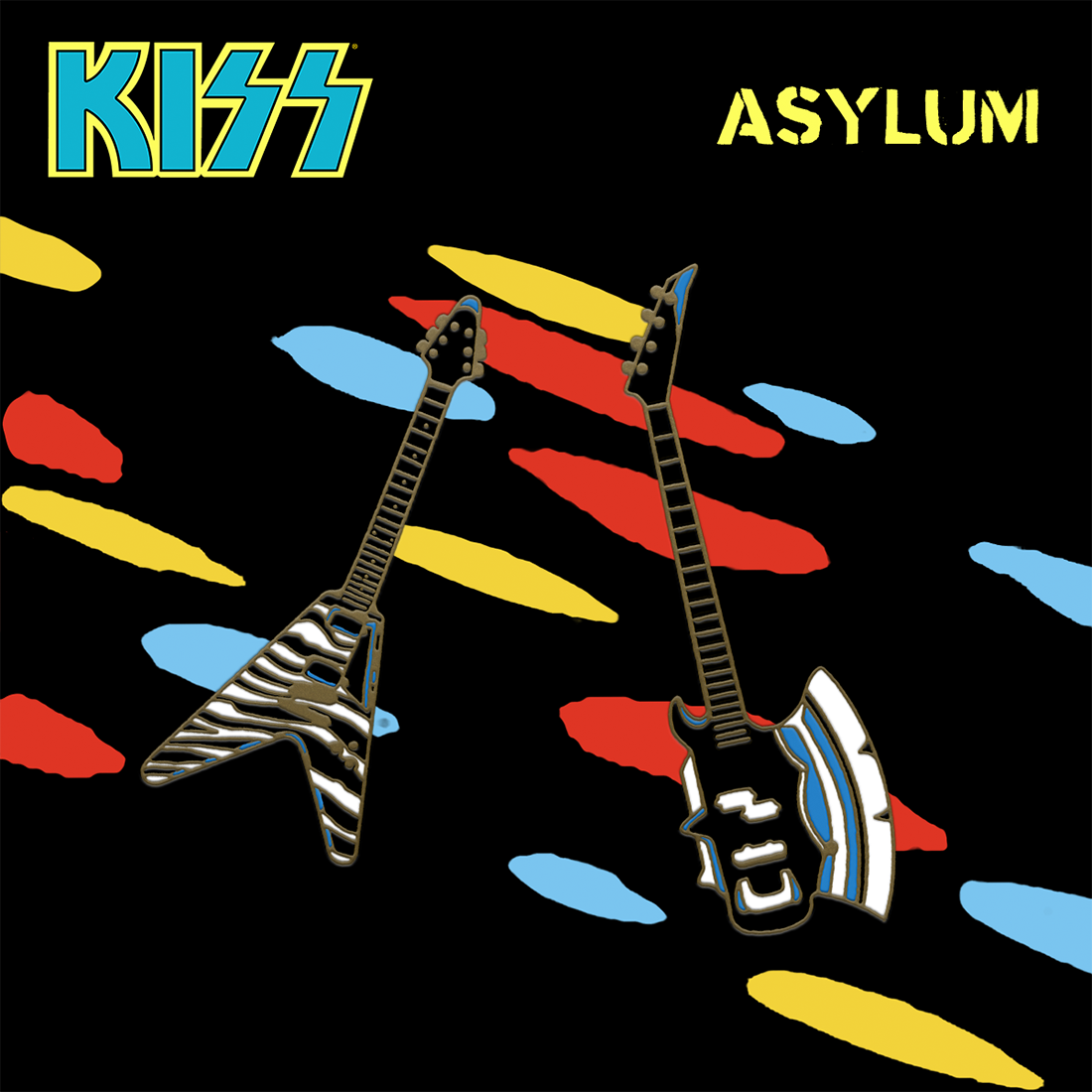 Kiss - Asylum Guitars Pin Set