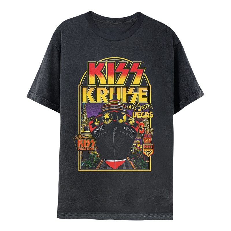 Kruise Landlocked In Vegas T-Shirt - KISS UK