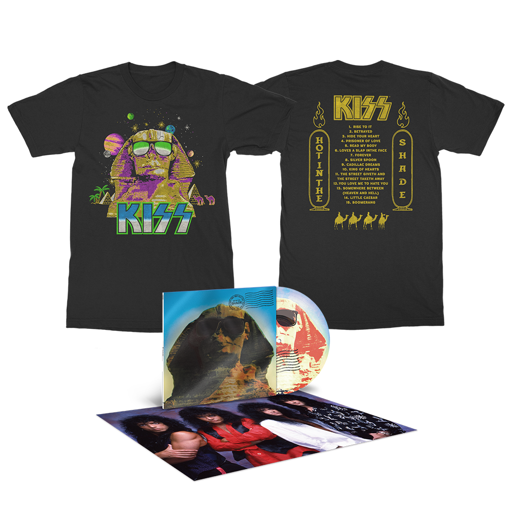 Hot In The Shade 35th Anniversary Deluxe Picture Disc + Hot in the Shade Tracklist T-shirt