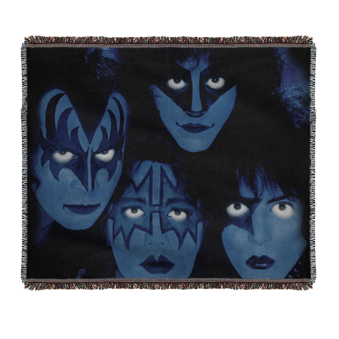 Kiss - Creatures of the Night Woven Blanket
