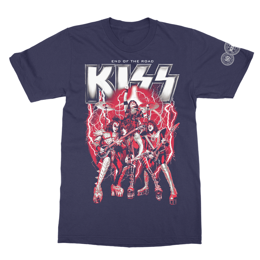 Kiss - 2023 Red Lightning T-Shirt