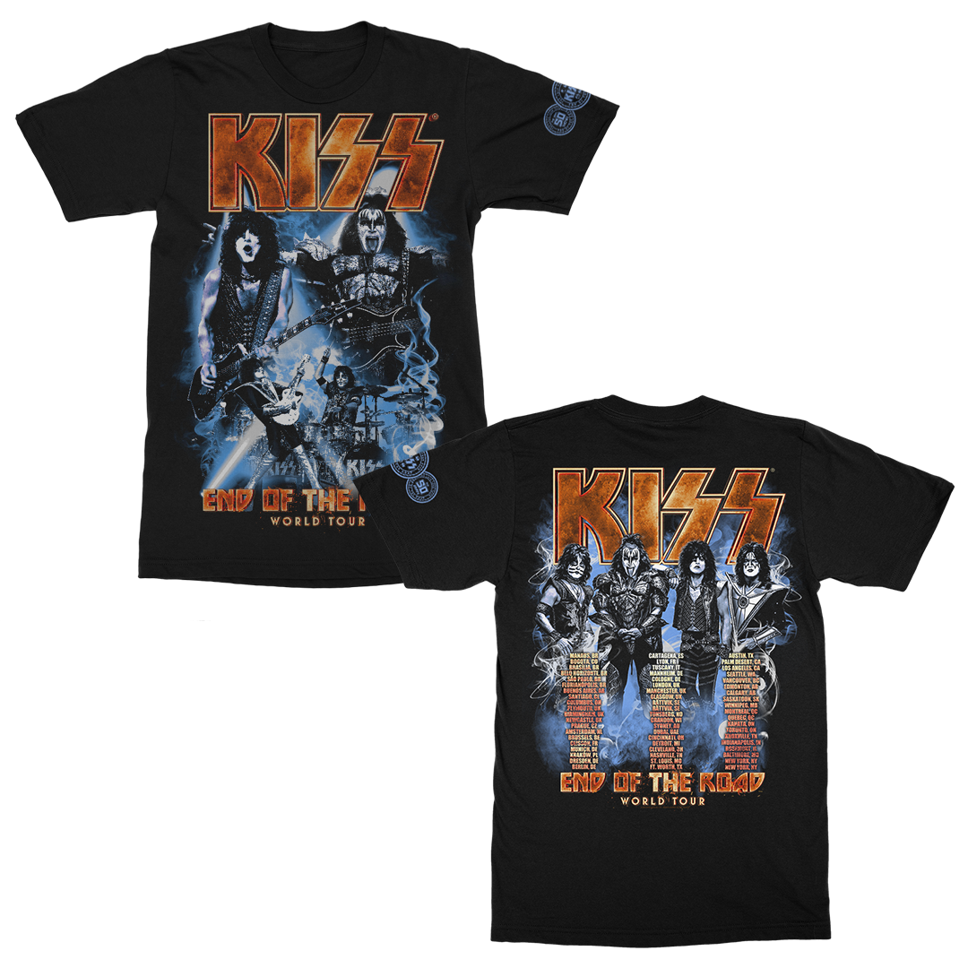Kiss - 2023 Blue Smoke T-Shirt