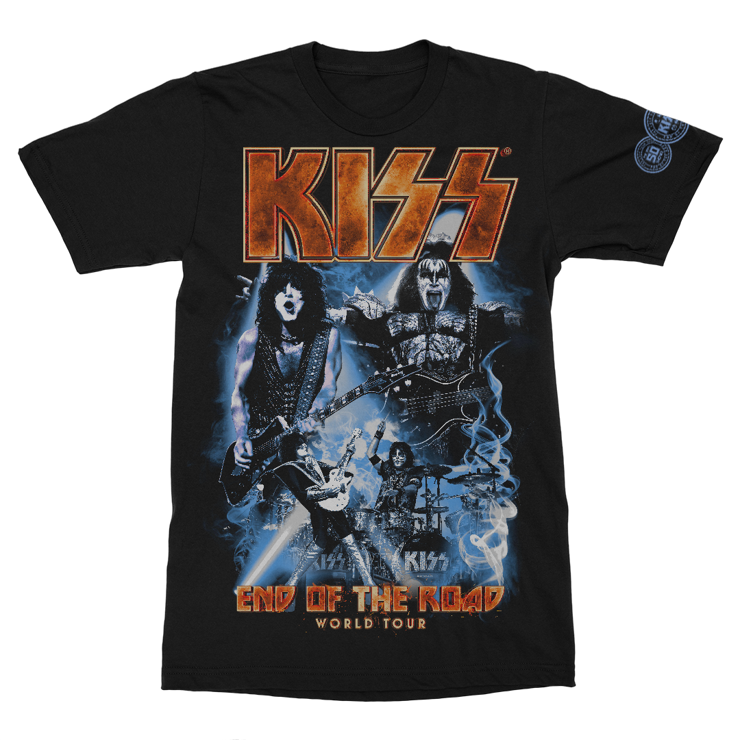 Kiss - 2023 Blue Smoke T-Shirt