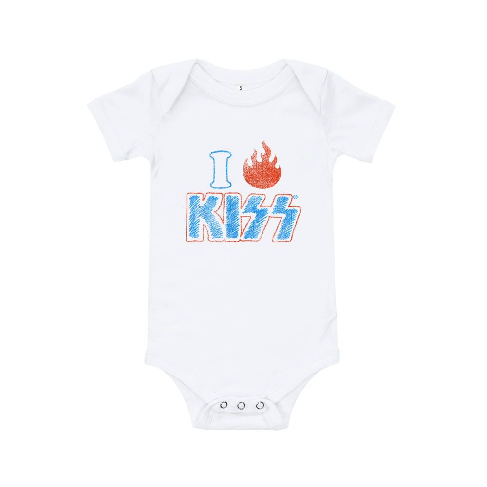 Kiss - I Love KISS Onesie