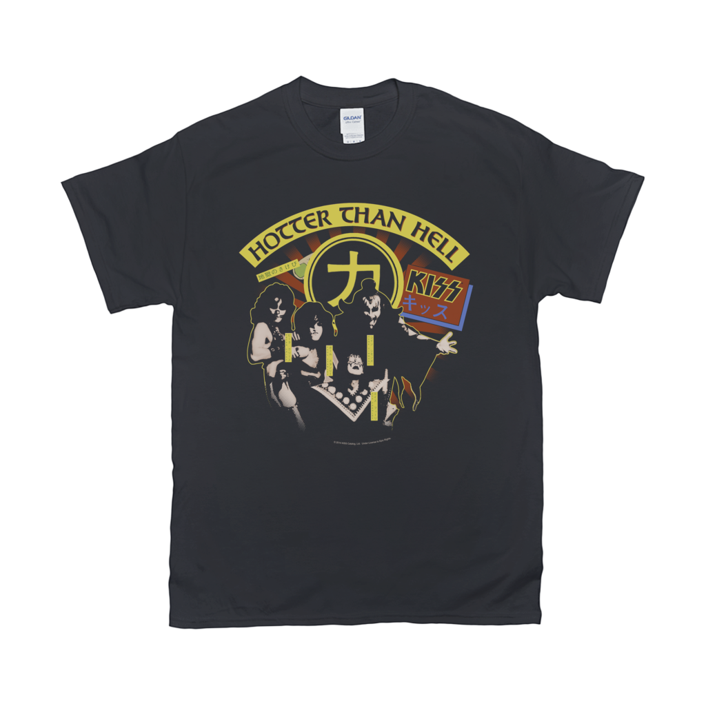 Kiss - Japanese Hotter Than Hell T-Shirt