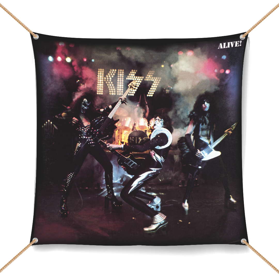 Kiss - Alive! Wall Flag