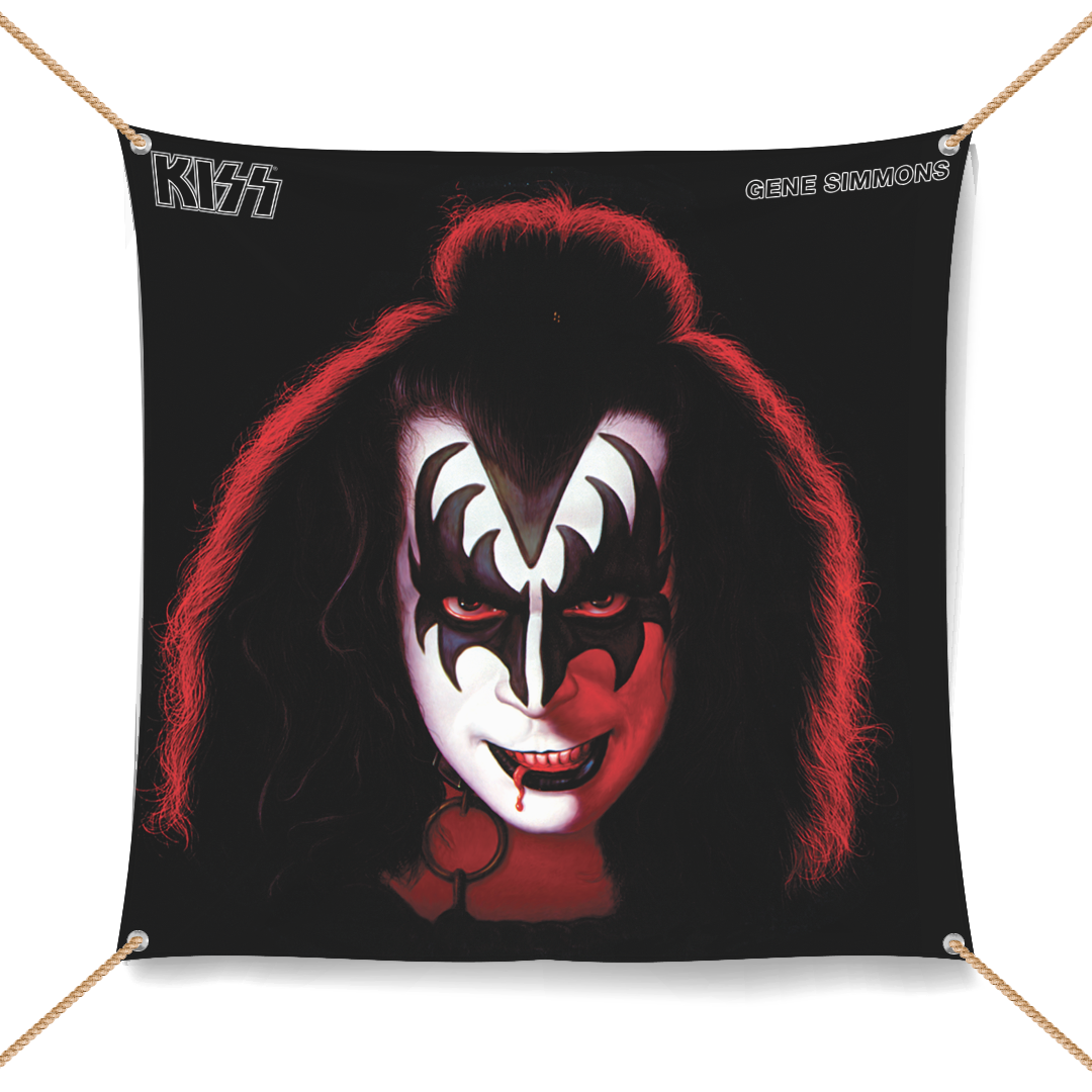 Kiss - Gene Simmons Wall Flag