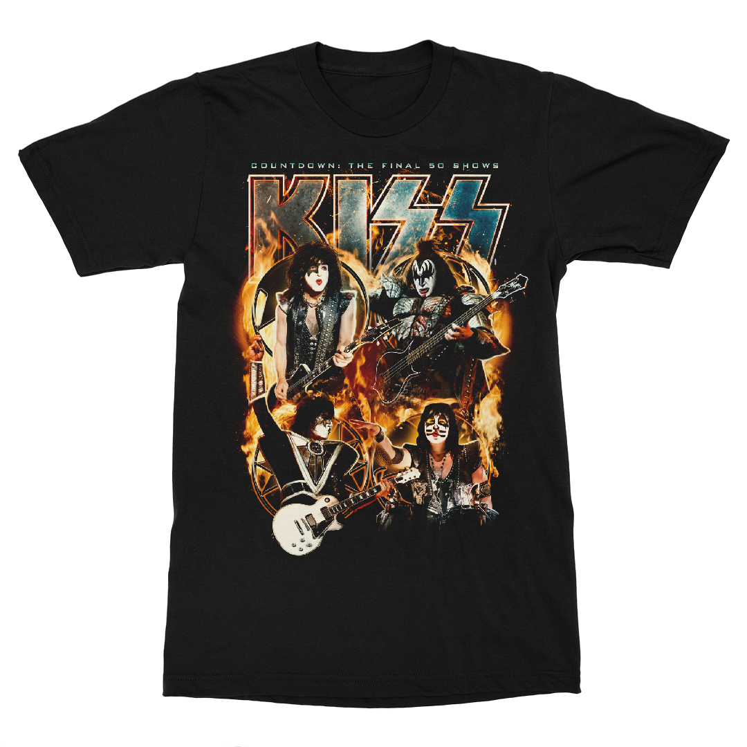 Countdown T-Shirt - KISS UK