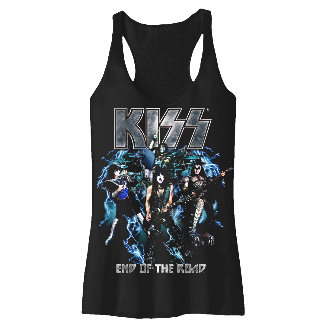 Kiss - Blue Lightning Tank