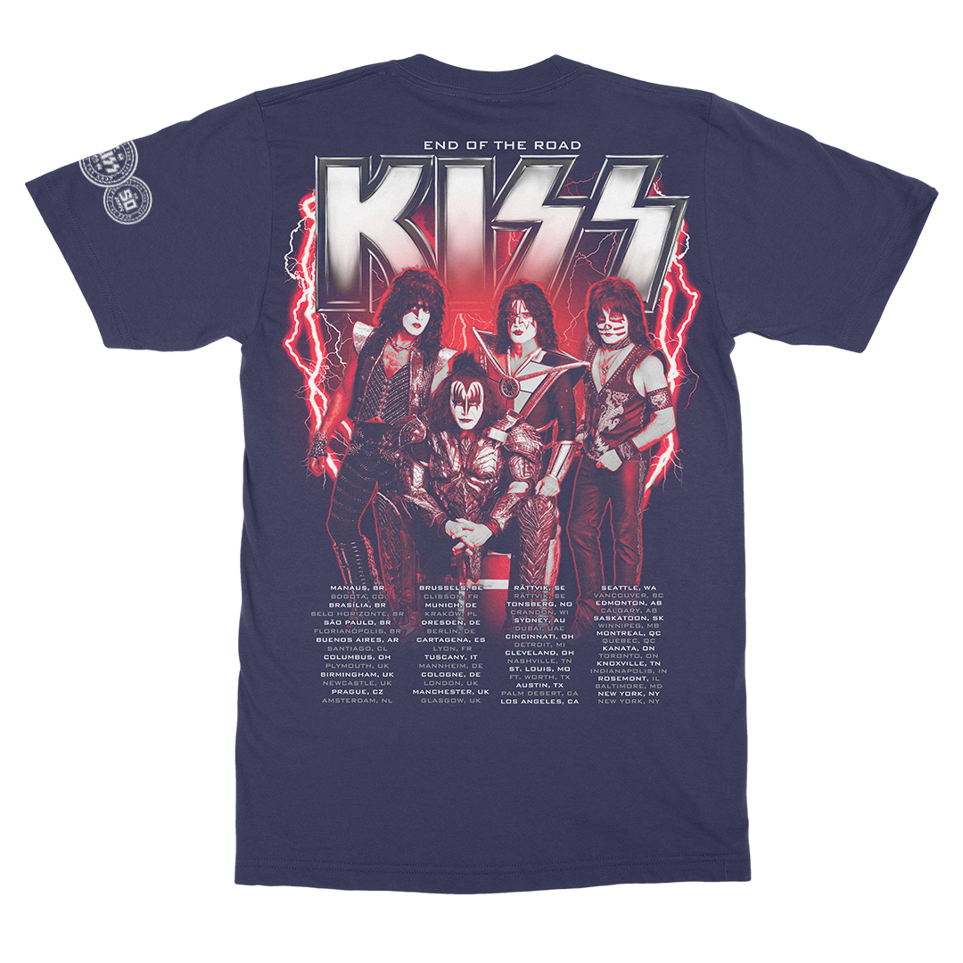 Kiss - 2023 Red Lightning T-Shirt