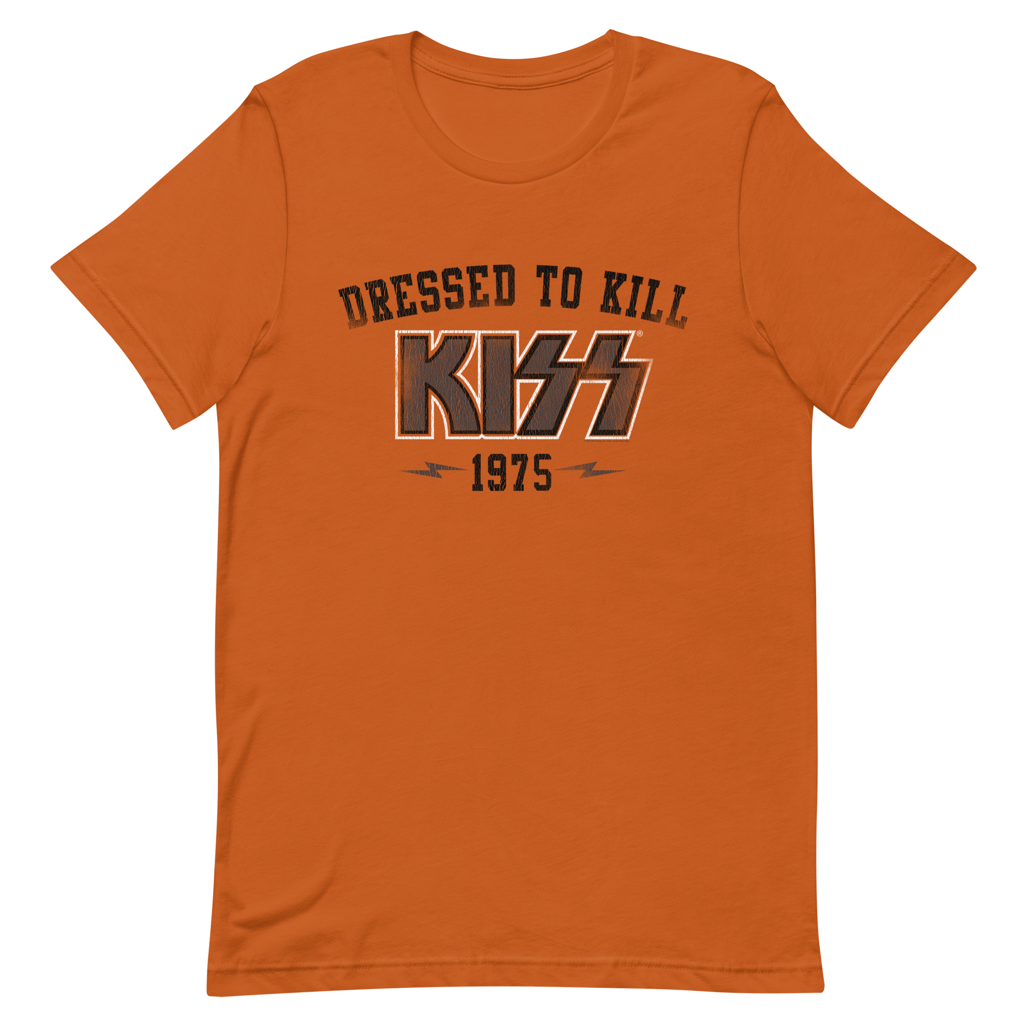 Kiss - Dressed To Kill '75 T-Shirt Orange