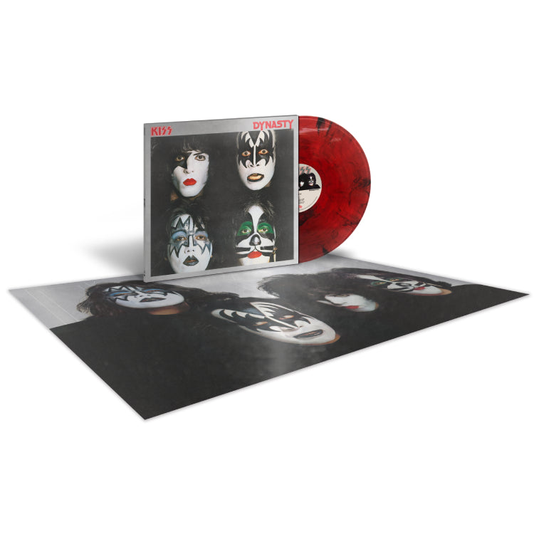 Kiss - Dynasty Store Exclusive Red & Black Vinyl LP