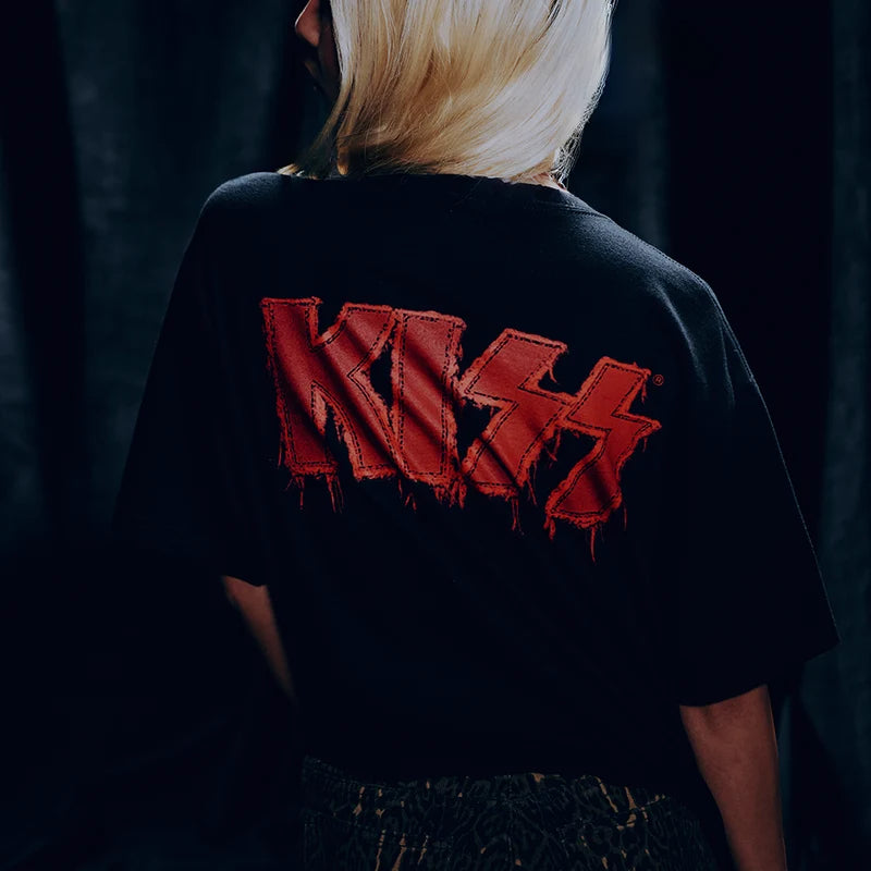 Kiss - GROUP BLOODY LOGO T-SHIRT