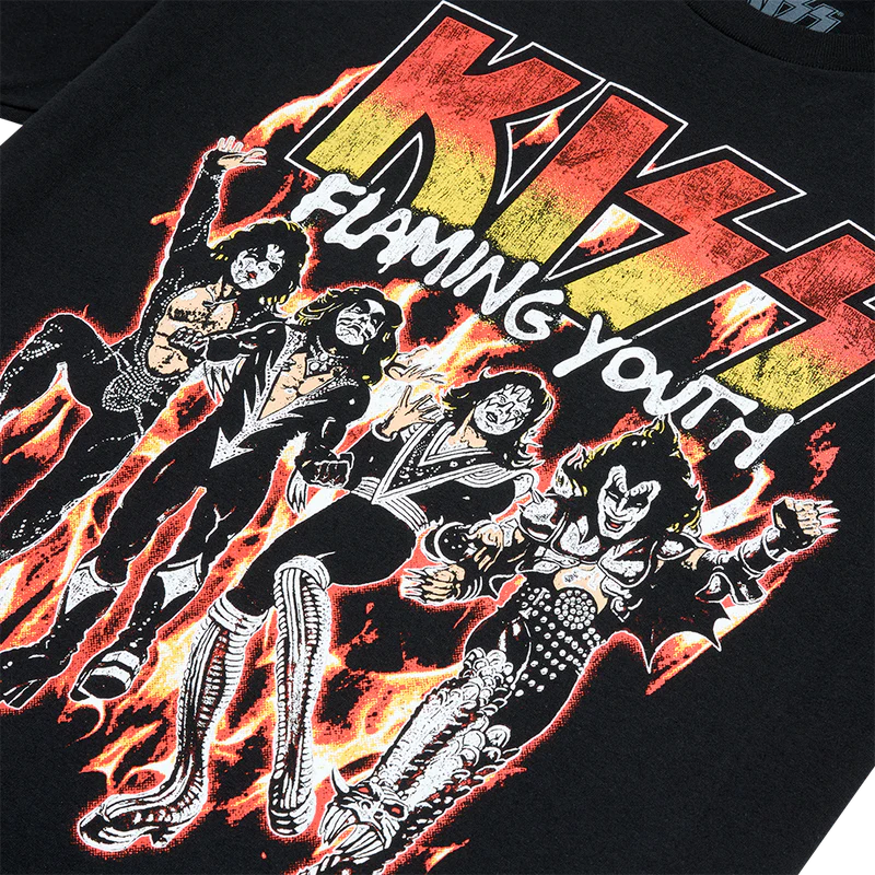 Flaming Youth / God Of Thunder 7” + Flaming Youth Single Cover T-Shirt Bundle