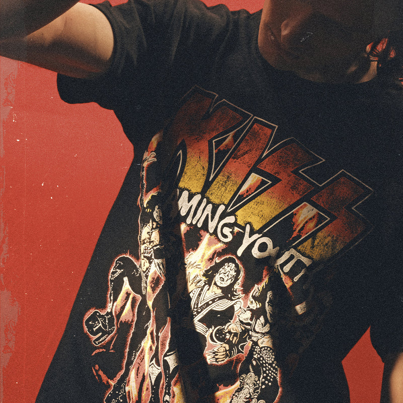 Flaming Youth / God Of Thunder 7” + Flaming Youth Single Cover T-Shirt Bundle