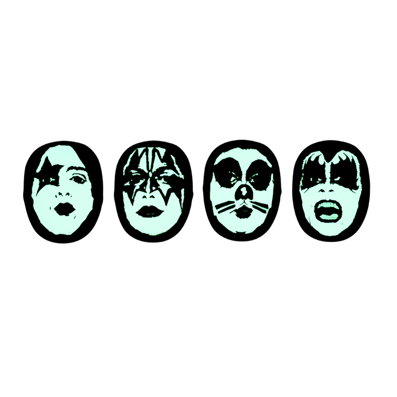 Kiss - KISS HALLOWEEN REPLICA PAPER MASK SET