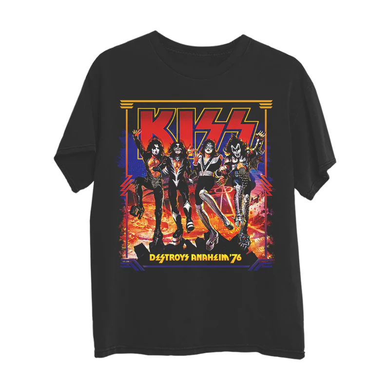 Kiss - Destroys Anaheim 76’ T-Shirt