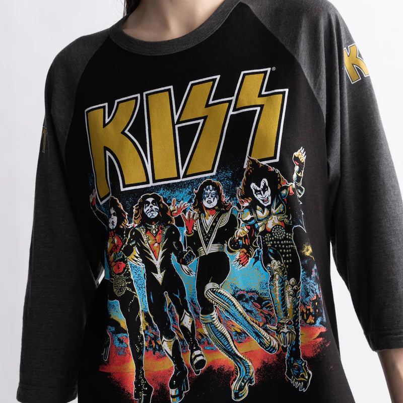 Kiss - Destroyer 50th Anniversary Raglan