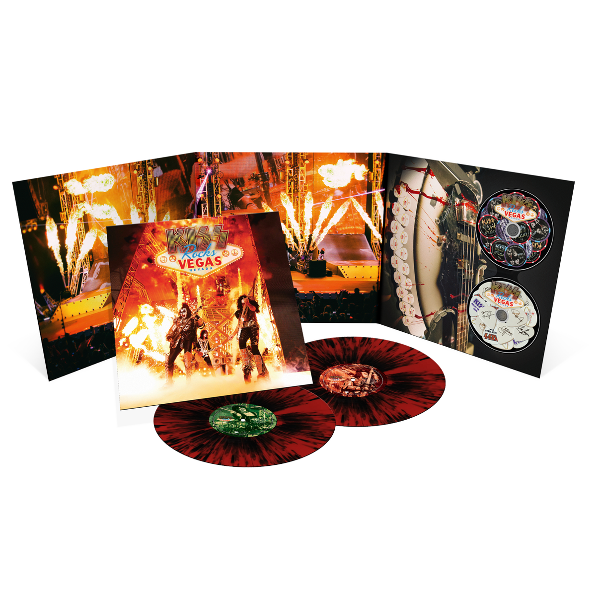 Kiss - Kiss Rocks Vegas: Special Edition LP (2LP,  Blu-Ray + CD)