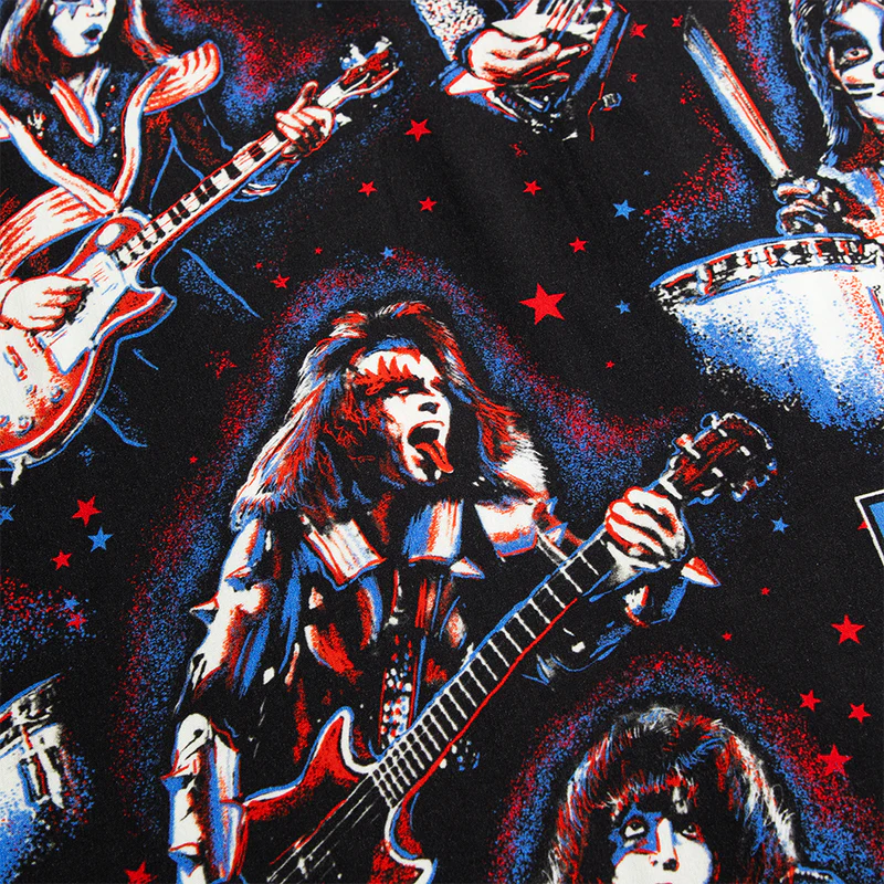 Kiss - The Spirit of '76 Cabana Shorts