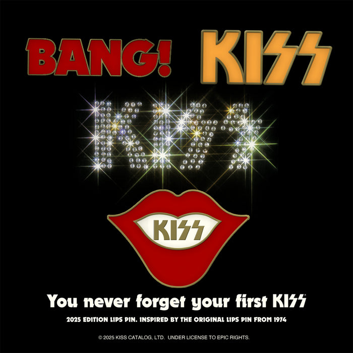 Kiss - You Never Forget Your First KISS Pin Set