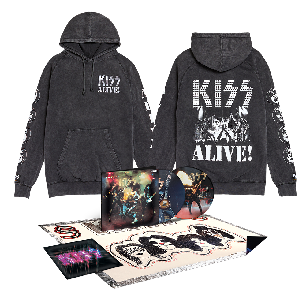 Alive! 50th Anniversary Deluxe Picture Disc + ALIVE! 50th Anniversary Hoodie