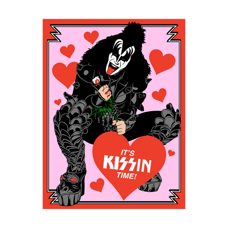 Kiss - BANG! Valentines Day Card Set