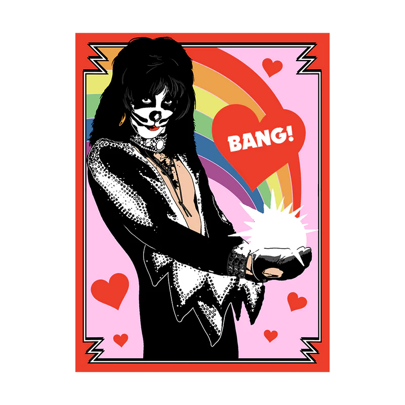 Kiss - BANG! Valentines Day Card Set