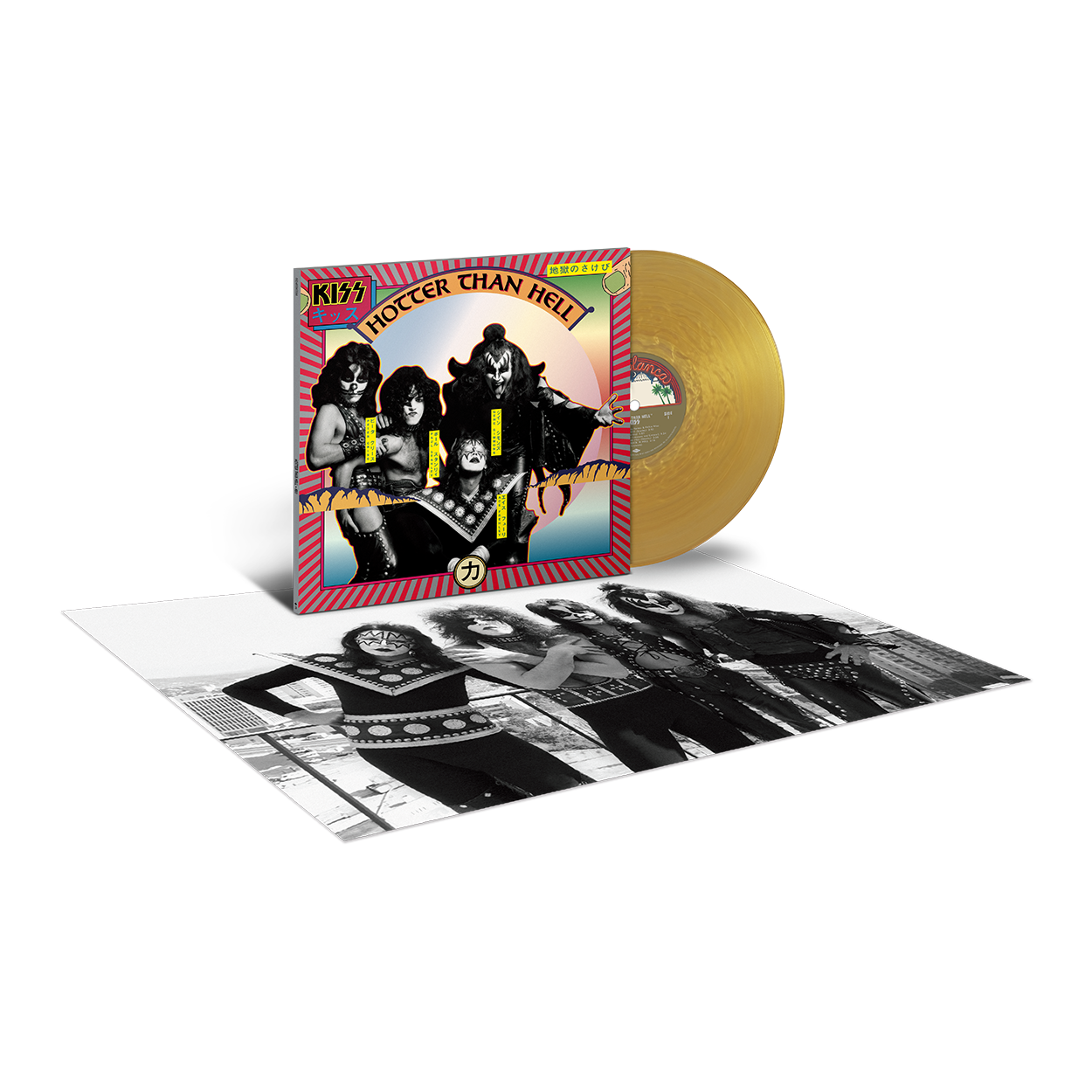 Hotter Than Hell 50th Anniversary Premium Color Vinyl (Limited Edition) + Hotter Than Hell 50th Anniversary Long Sleeve