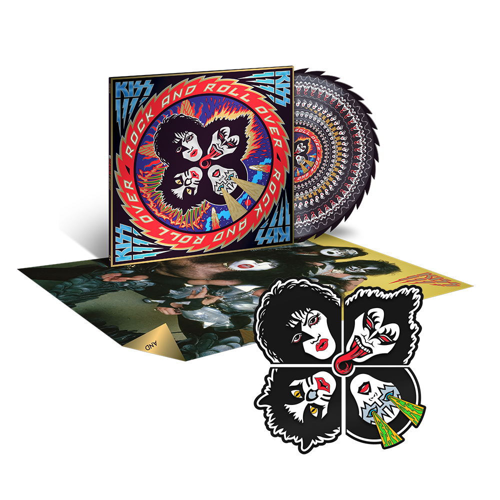 Rock And Roll Over 50th DELUXE 1LP ZOETROPE PICTURE DISC SAWBLADE-SHAPED VINYL + Coin