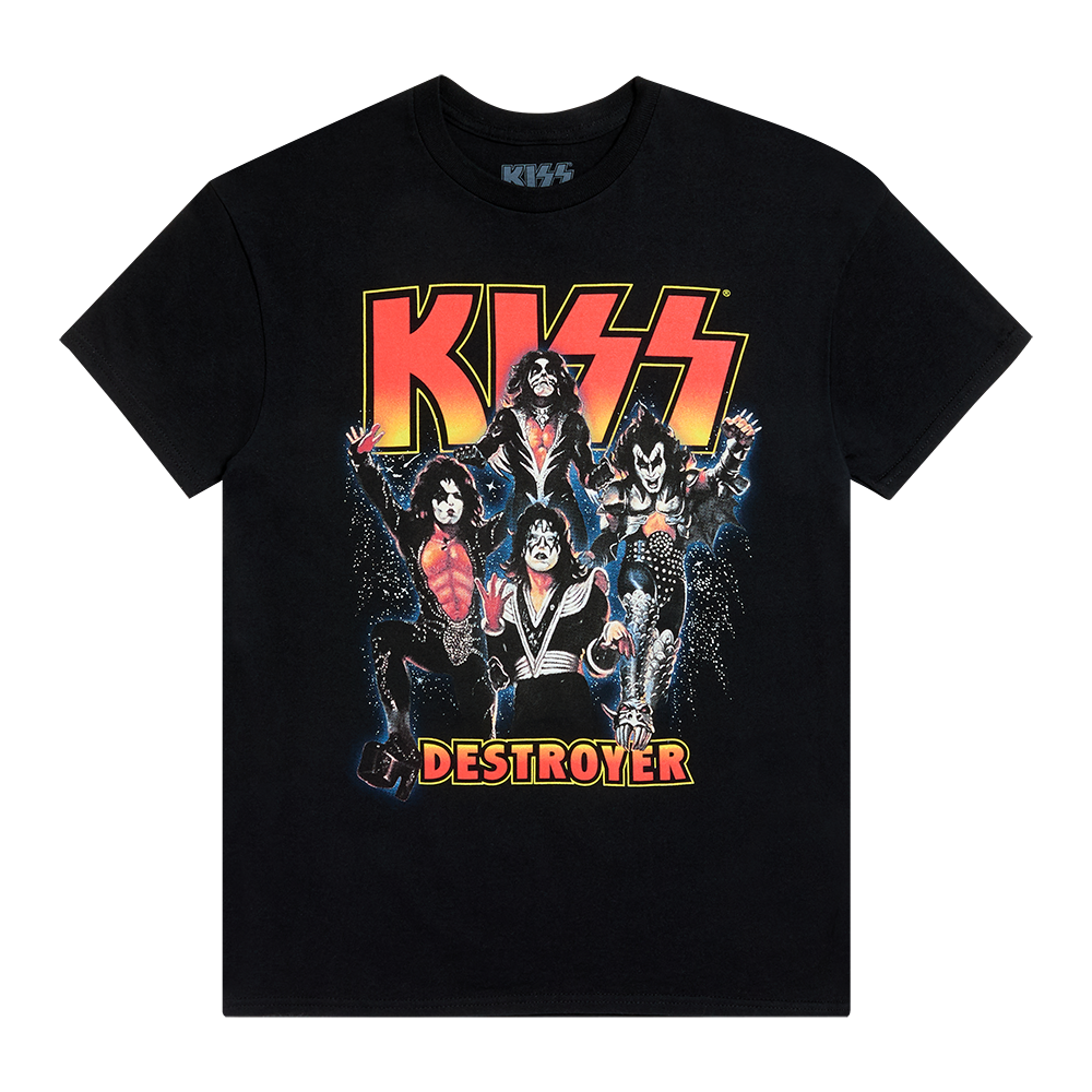 Kiss - Destroyer 50th Anniversary Track List T-Shirt