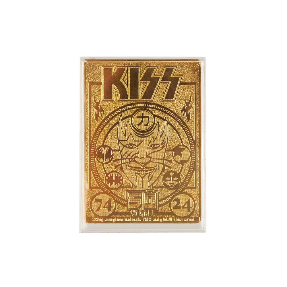 Kiss - Hotter Than Hell 50th Commemorative Gold Plated Trading Card