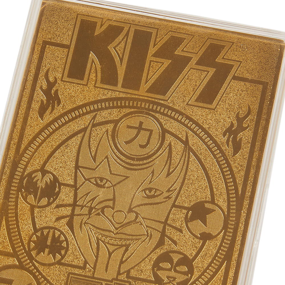 Kiss - Hotter Than Hell 50th Commemorative Gold Plated Trading Card