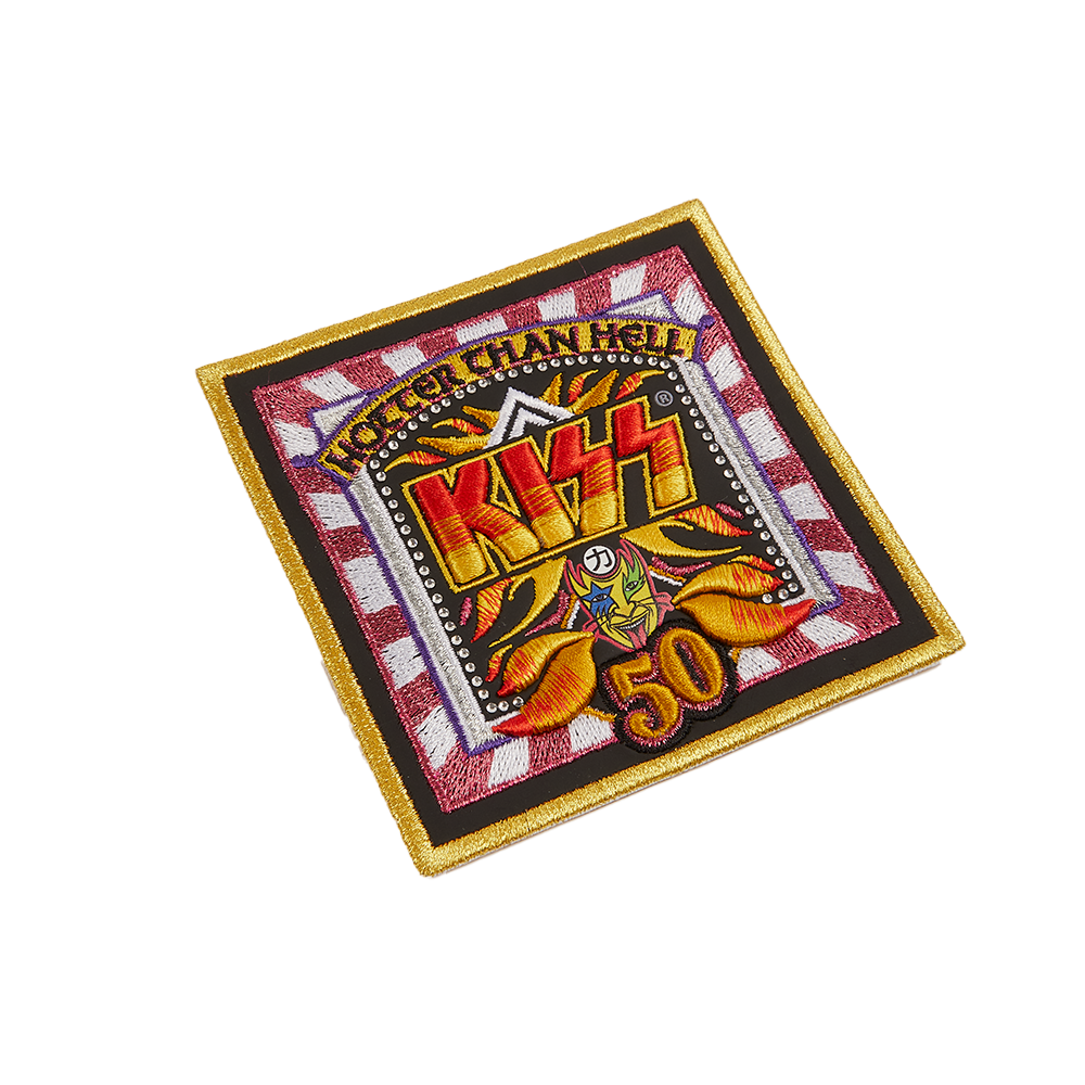 Kiss - Hotter Than Hell 50th Commemorative Patch