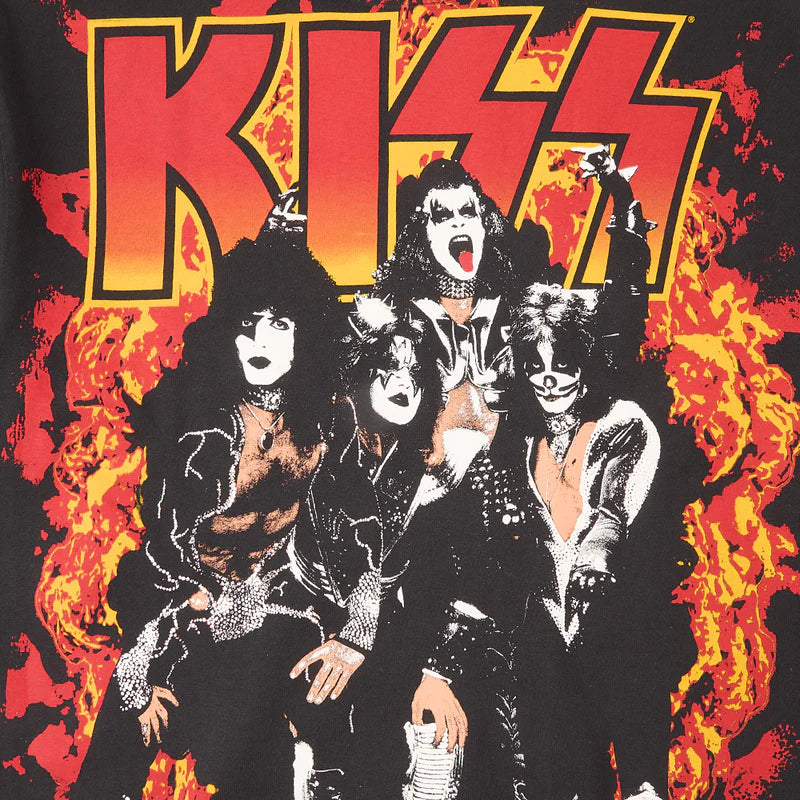 Kiss - Flames and Flames All Over Print