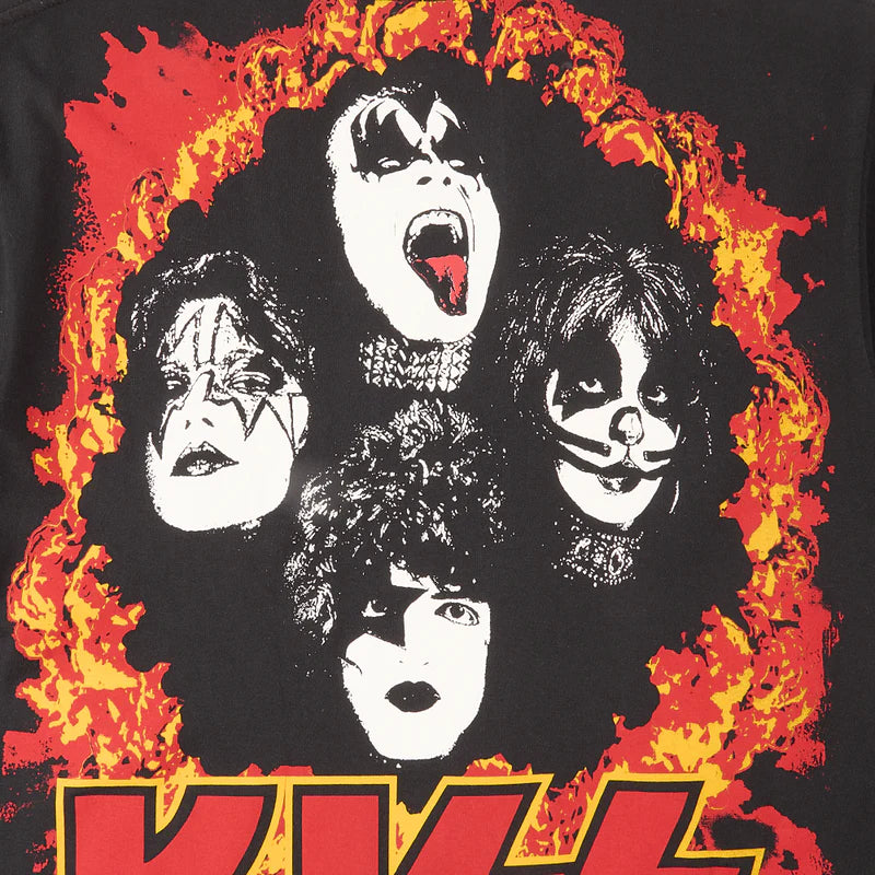 Kiss - Flames and Flames All Over Print