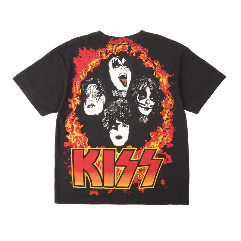Kiss - Flames and Flames All Over Print