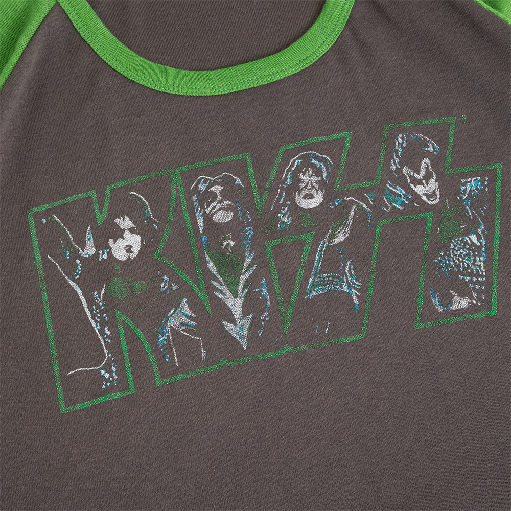 Kiss - Beth Crop Raglan T-Shirt