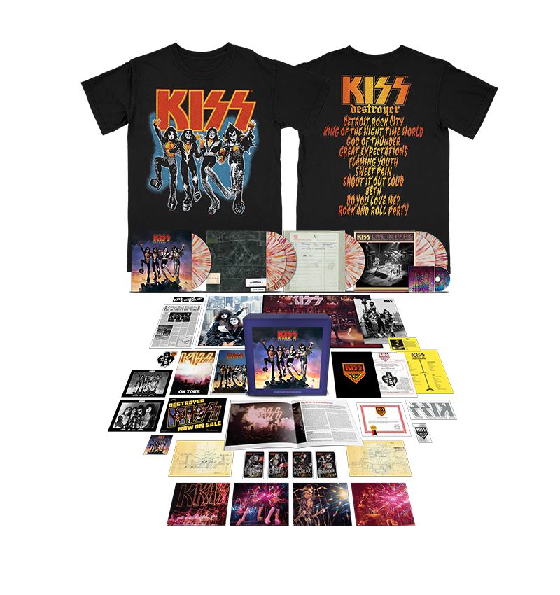 Destroyer 45 6LP Colour + Tracklist T-shirt Bundle