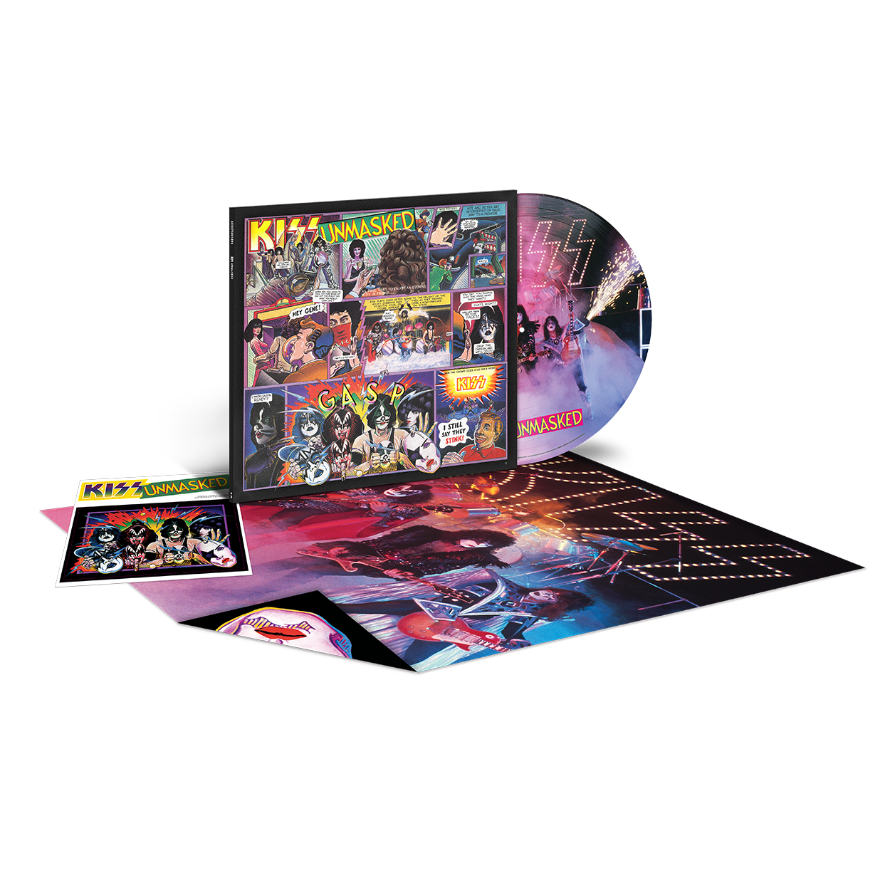 Bundle: Unmasked 45th Anniversary Picture Disc (Limited Edition) + Unmasked Zip Hoodie