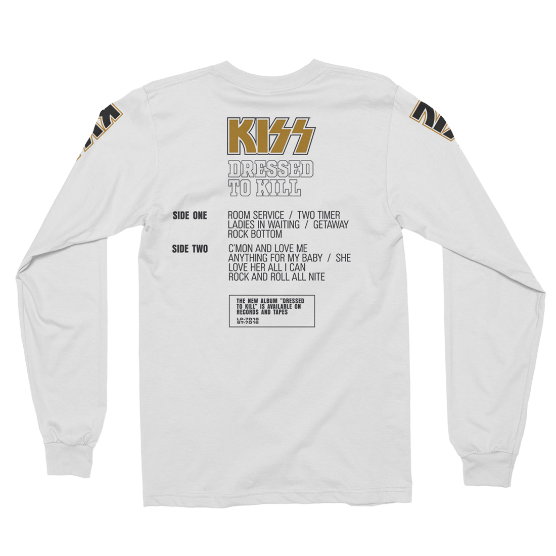 Kiss - Dressed To Kill 50th Anniversary Long Sleeve T-Shirt