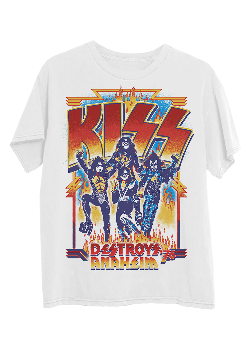 Kiss - Destroys Anaheim 76’ T-Shirt