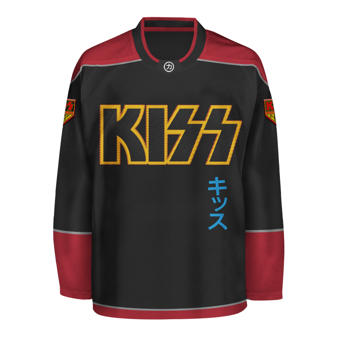 Kiss - Hotter Than Hell 74 Hockey Jersey